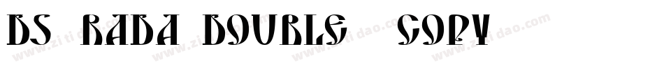DS Rada_Double (COPY 1)字体转换